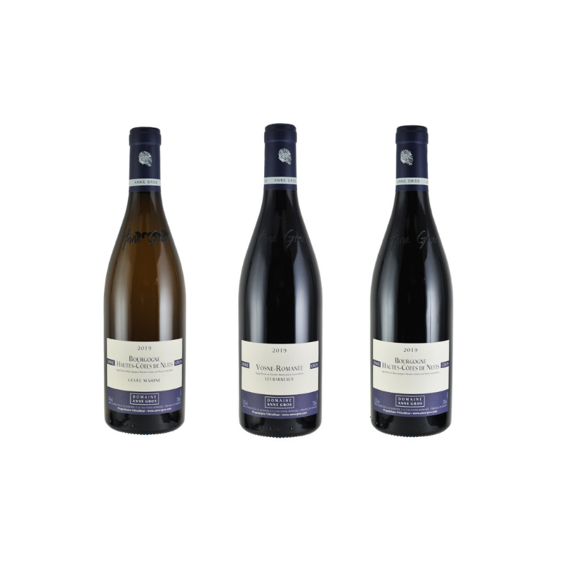 3本セット　アンヌ グロ　リシュブール　クロ ヴージョ　エシェゾー　2019年 3本セット アンヌ グロ リシュブール クロ ヴージョ エシェゾー
