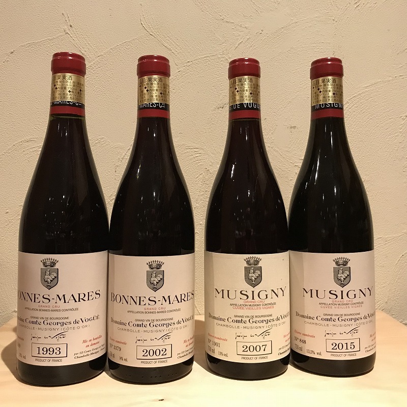 DOMAINE COMTE GEORGES DE VOGUE 4本セット|寺田倉庫|ラ・ヴィネ ネットショップ