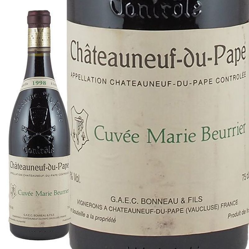 シャトーヌフ・デュ・パプ・キュヴェ・マリー・ブーリエ [1998] 750ml / Chateauneuf-du-Pape Cuvee Marie  Beurrier|寺田倉庫|ラ・ヴィネ ネットショップ