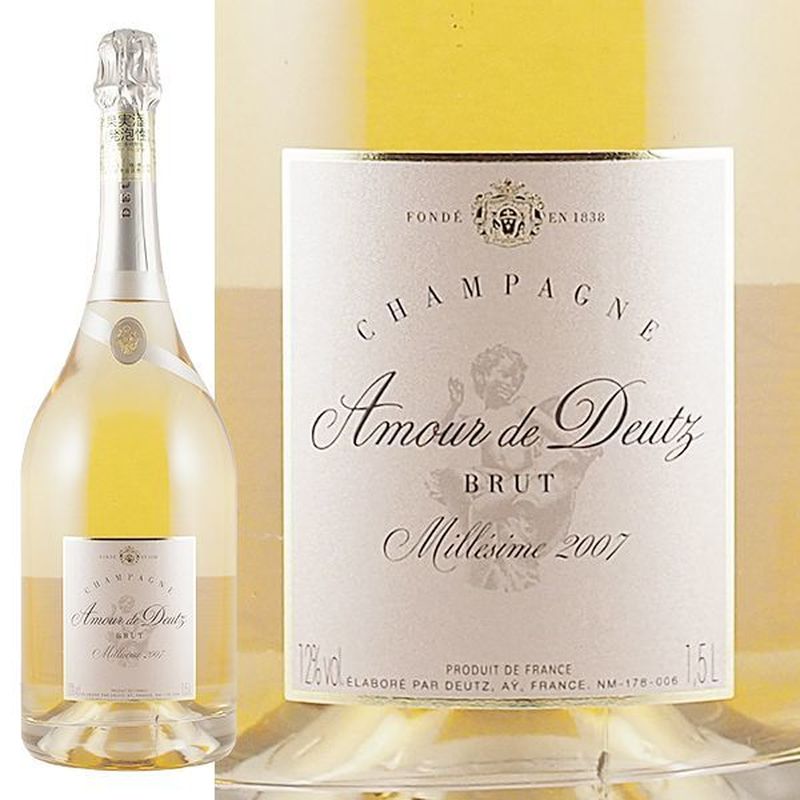 アムール・ド・ドゥーツ・ブリュット・ブラン・ド・ブラン・ミレジム [2007] 1500ml / Amour de Deutz Brut Blanc  de Blancs Millesime|寺田倉庫|ラ・ヴィネ ネットショップ