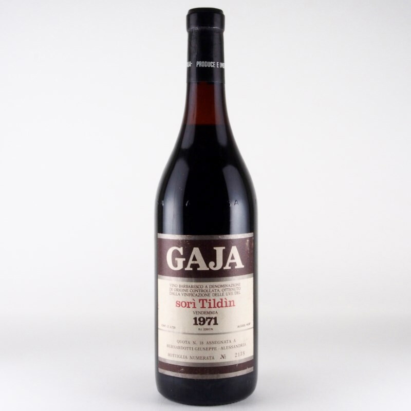 ガヤ ソリ・ティルディン [1971] 750ml / GAJA sori tildin|寺田倉庫|TERRADA WINE オンラインストア